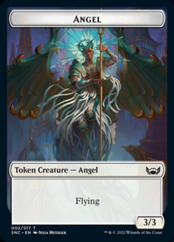 Cat // Angel Double-sided Token [Streets of New Capenna Tokens] - Rocket TCG