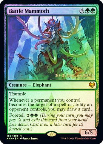 Battle Mammoth [Kaldheim Prerelease Promos] - Rocket TCG
