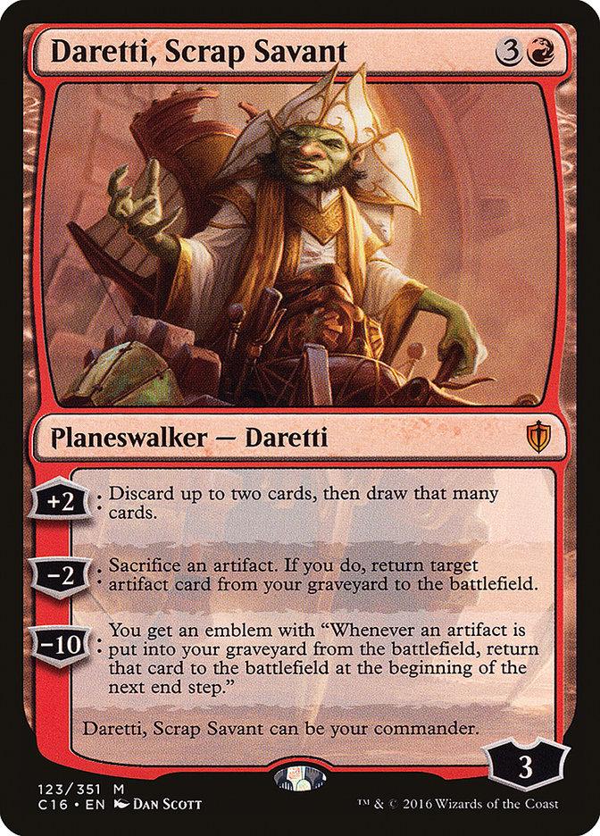 Daretti, Scrap Savant [Commander 2016] - Rocket TCG