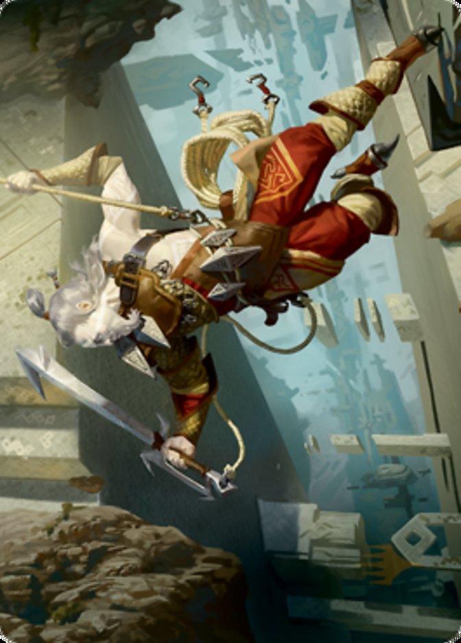 Cliffhaven Sell-Sword Art Card (Gold-Stamped Signature) [Zendikar Rising Art Series] - Rocket TCG