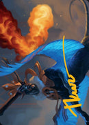 Disdainful Stroke Art Card (Gold-Stamped Signature) [Streets of New Capenna Art Series] - Rocket TCG