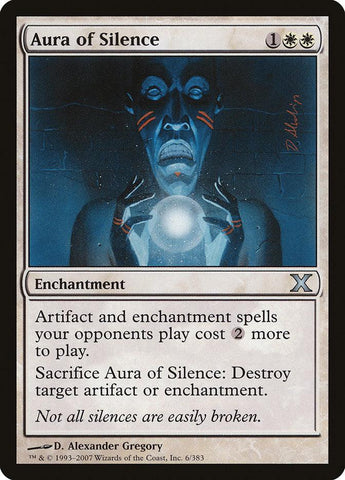 Aura of Silence [Tenth Edition] - Rocket TCG