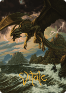 Ancient Bronze Dragon Art Card (03) (Gold-Stamped Signature) [Commander Legends: Battle for Baldur's Gate Art Series] - Rocket TCG