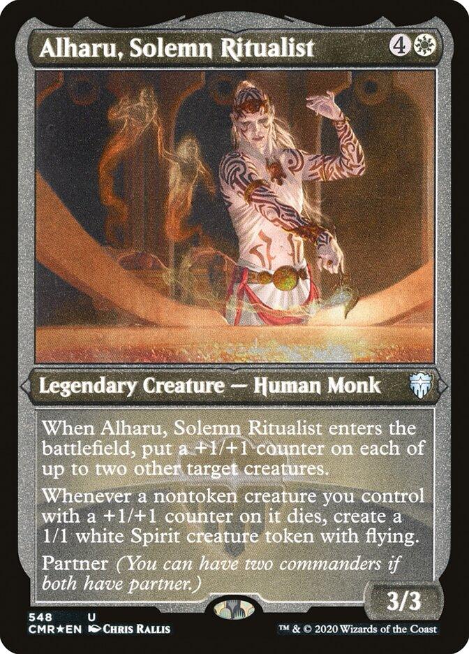 Alharu, Solemn Ritualist (Etched) [Commander Legends] - Rocket TCG