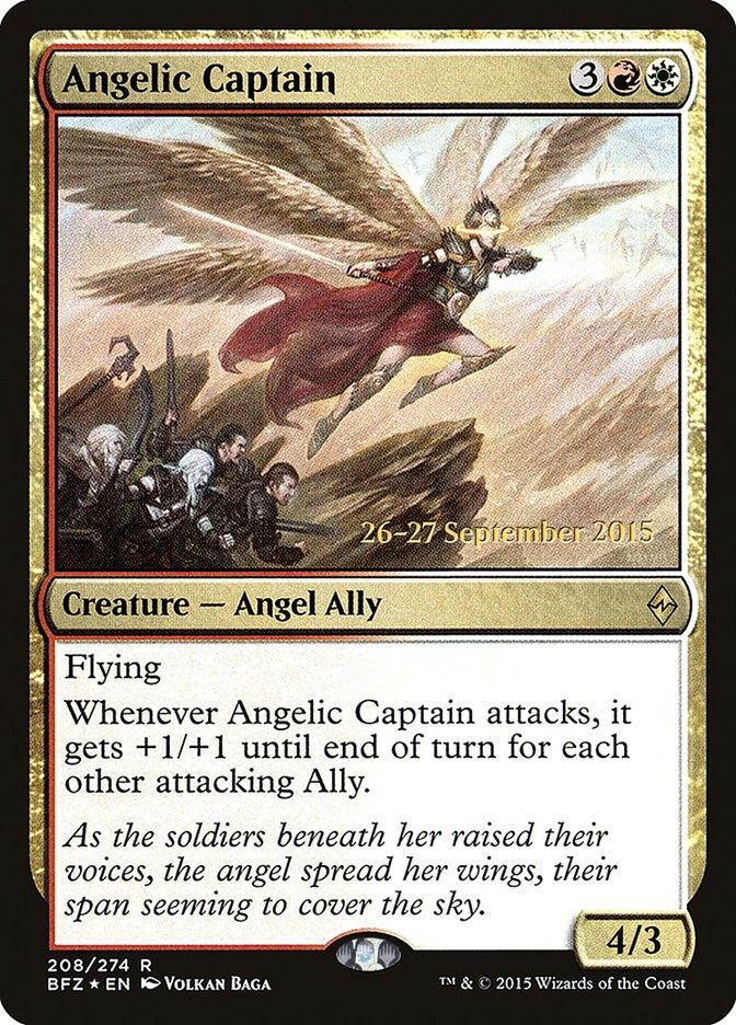Angelic Captain [Battle for Zendikar Prerelease Promos] - Rocket TCG