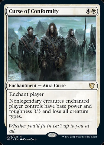 Curse of Conformity [Innistrad: Midnight Hunt Commander] - Rocket TCG
