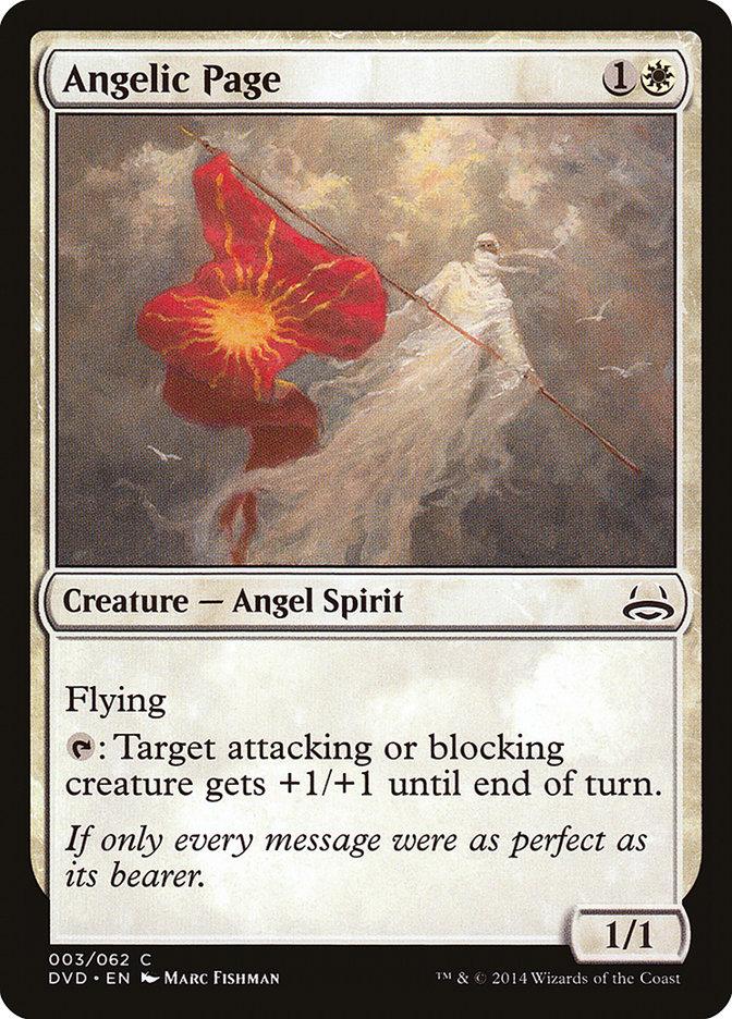 Angelic Page (Divine vs. Demonic) [Duel Decks Anthology] - Rocket TCG