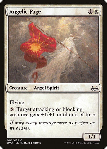 Angelic Page (Divine vs. Demonic) [Duel Decks Anthology] - Rocket TCG