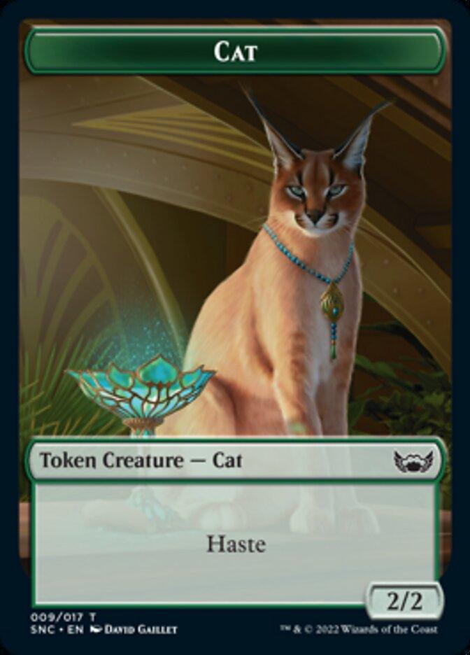 Cat // Wizard Double-sided Token [Streets of New Capenna Tokens] - Rocket TCG