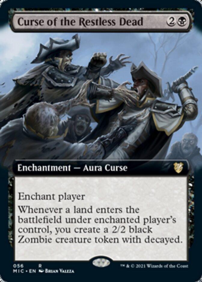 Curse of the Restless Dead (Extended Art) [Innistrad: Midnight Hunt Commander] - Rocket TCG