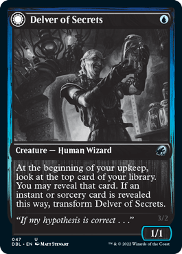 Delver of Secrets // Insectile Aberration [Innistrad: Double Feature] - Rocket TCG