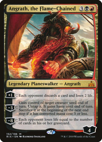 Angrath, the Flame-Chained [Rivals of Ixalan] - Rocket TCG