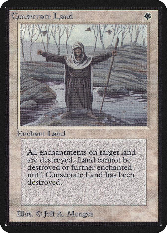 Consecrate Land [Alpha Edition] - Rocket TCG