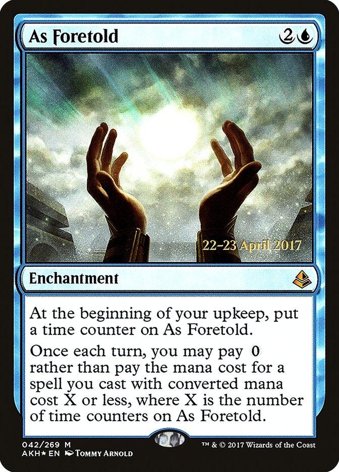 As Foretold [Amonkhet Prerelease Promos] - Rocket TCG