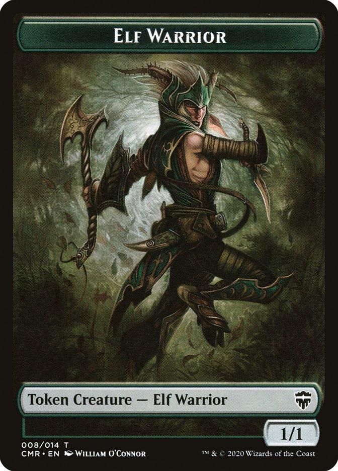 Copy (013) // Elf Warrior Token [Commander Legends Tokens] - Rocket TCG