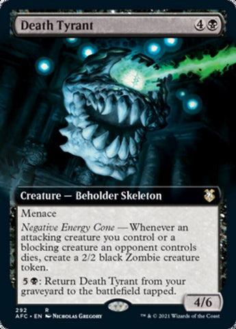 Death Tyrant (Extended Art) [Dungeons & Dragons: Adventures in the Forgotten Realms Commander] - Rocket TCG