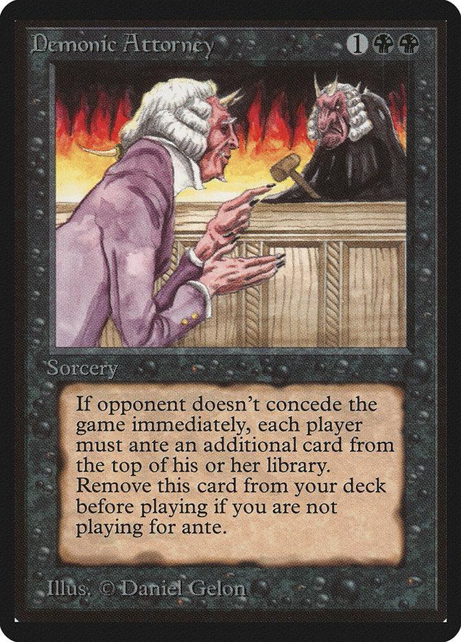 Demonic Attorney [Beta Edition] - Rocket TCG
