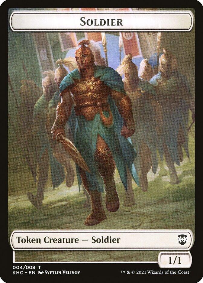 Bird (005) // Soldier Double-sided Token [Kaldheim Commander Tokens] - Rocket TCG