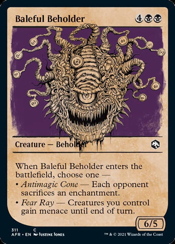 Baleful Beholder (Showcase) [Dungeons & Dragons: Adventures in the Forgotten Realms] - Rocket TCG