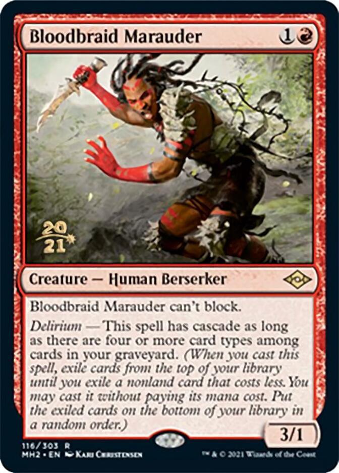 Bloodbraid Marauder [Modern Horizons 2 Prerelease Promos] - Rocket TCG