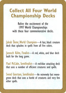 1997 World Championships Ad [World Championship Decks 1997] - Rocket TCG