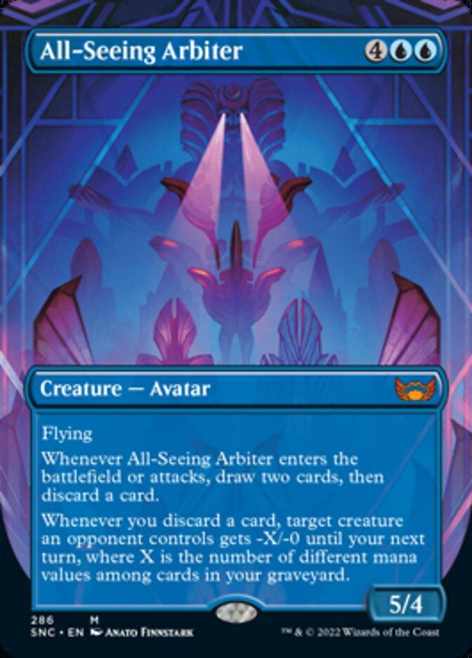 All-Seeing Arbiter (Borderless Alternate Art) [Streets of New Capenna] - Rocket TCG