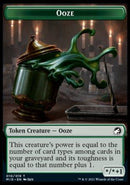 Clue // Ooze Double-sided Token [Innistrad: Midnight Hunt Tokens] - Rocket TCG
