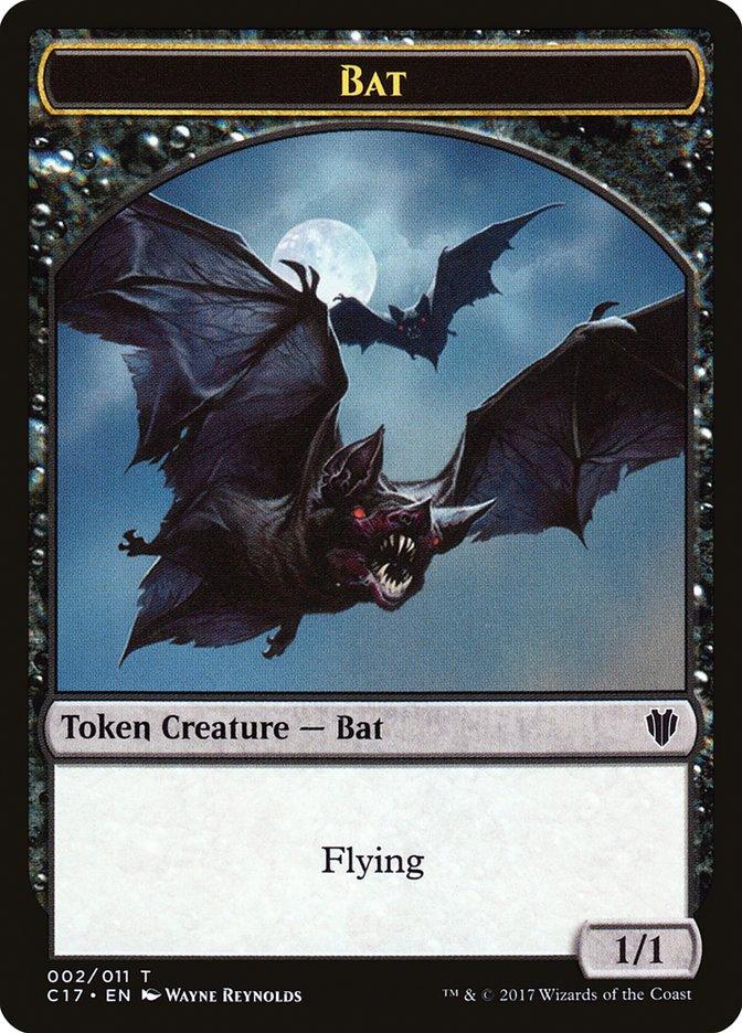 Bat // Vampire Double-sided Token [Commander 2017 Tokens] - Rocket TCG