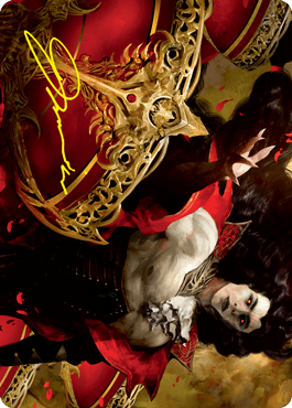Bloodvial Purveyor Art Card (Gold-Stamped Signature) [Innistrad: Crimson Vow Art Series] - Rocket TCG