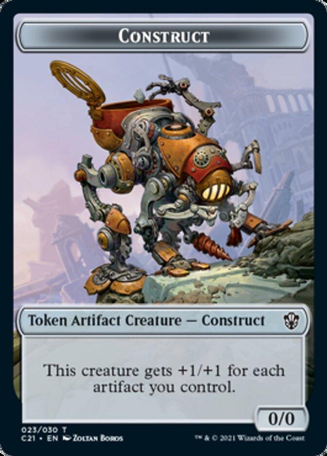 Copy // Construct Token (030) [Commander 2021 Tokens] - Rocket TCG