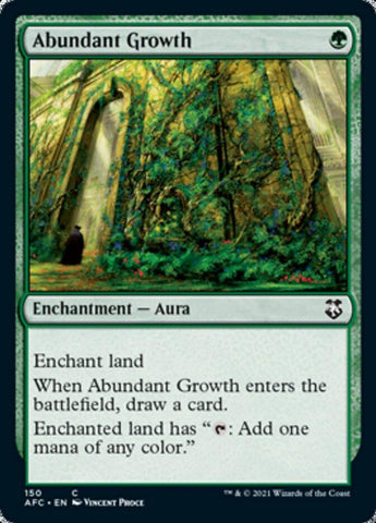 Abundant Growth [Dungeons & Dragons: Adventures in the Forgotten Realms Commander] - Rocket TCG