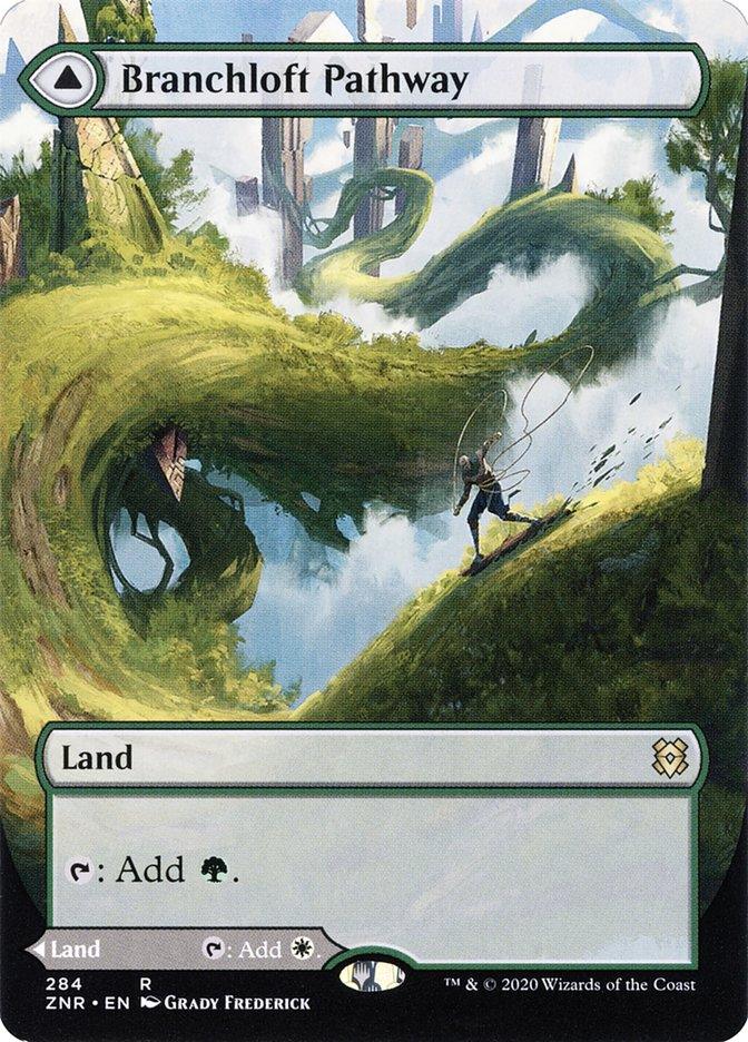 Branchloft Pathway // Boulderloft Pathway (Borderless Alternate Art) [Zendikar Rising] - Rocket TCG