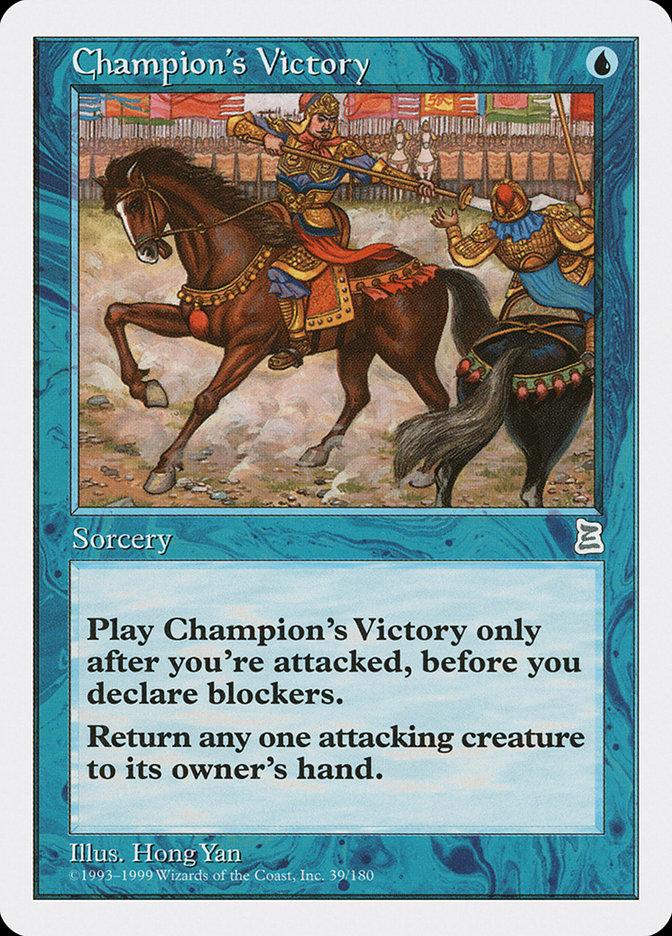 Champion's Victory [Portal Three Kingdoms] - Rocket TCG