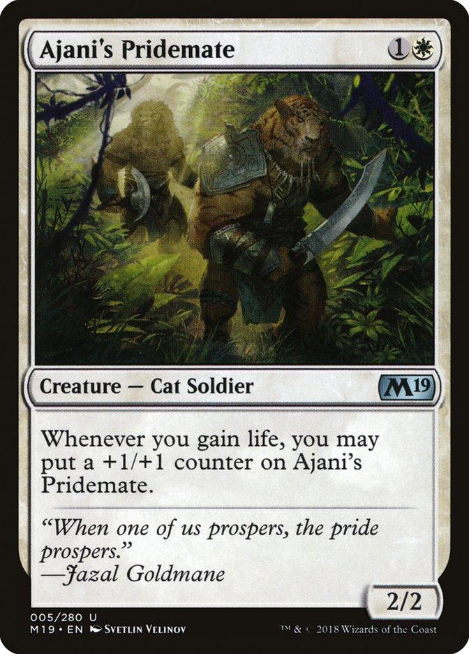 Ajani's Pridemate [Core Set 2019] - Rocket TCG