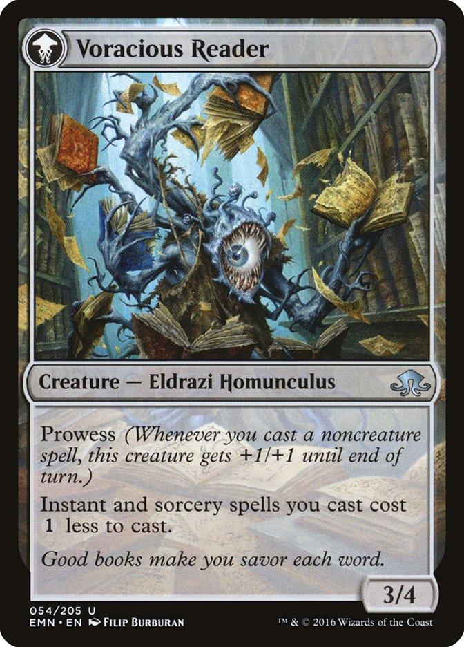 Curious Homunculus // Voracious Reader [Eldritch Moon] - Rocket TCG
