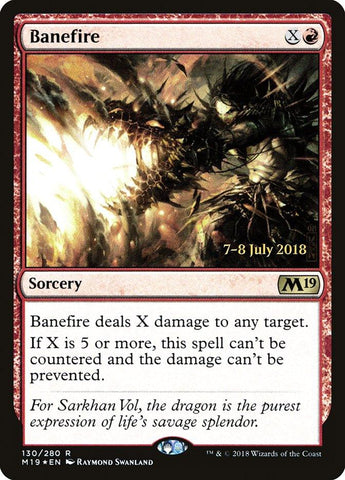 Banefire [Core Set 2019 Prerelease Promos] - Rocket TCG
