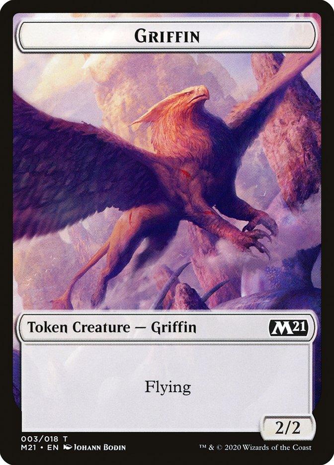 Angel // Griffin Double-sided Token [Core Set 2021 Tokens] - Rocket TCG