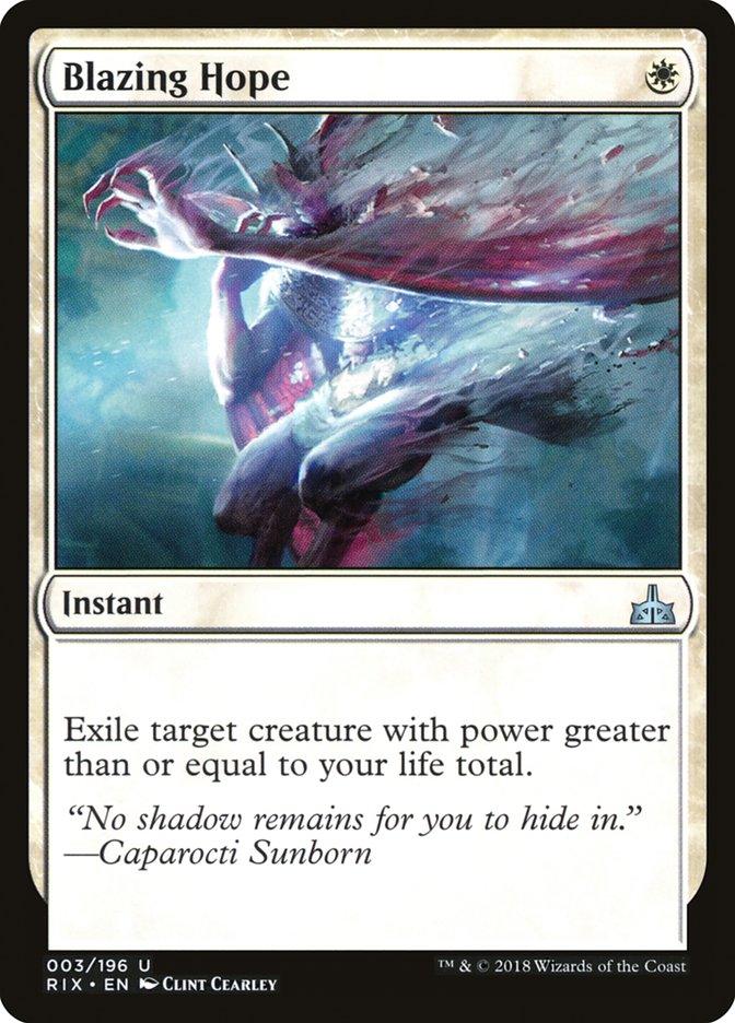Blazing Hope [Rivals of Ixalan] - Rocket TCG