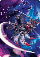 Blade-Blizzard Kitsune Art Card [Kamigawa: Neon Dynasty Art Series] - Rocket TCG