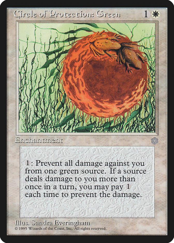 Circle of Protection: Green [Ice Age] - Rocket TCG
