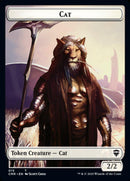 Cat // Soldier Token [Commander Legends Tokens] - Rocket TCG