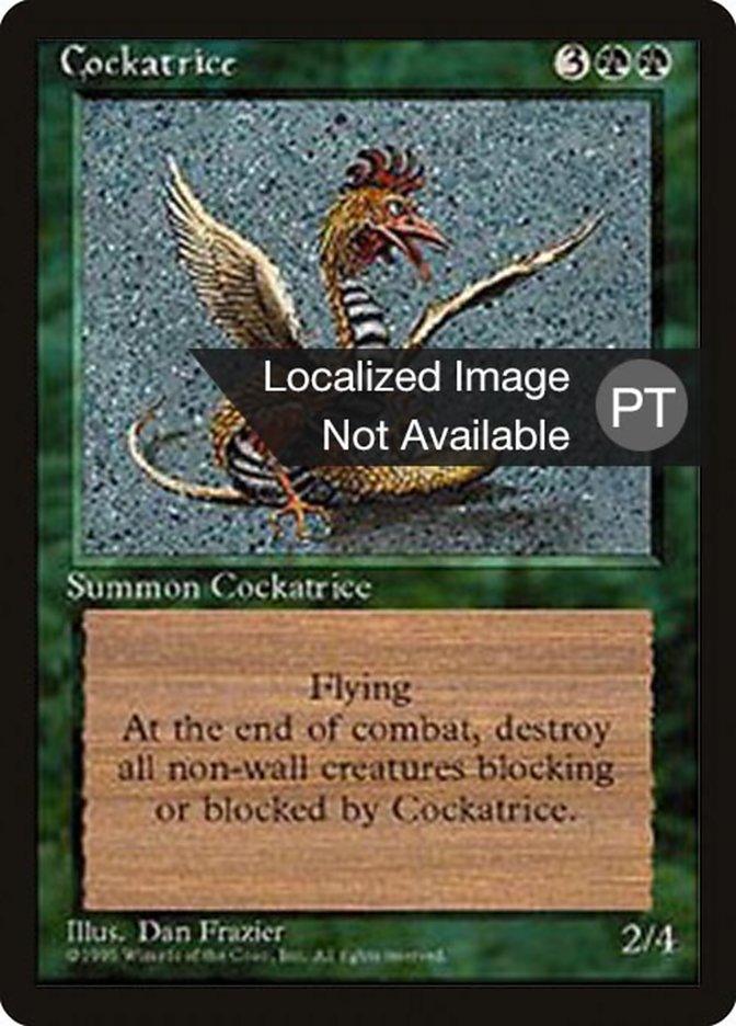 Cockatrice [Fourth Edition (Foreign Black Border)] - Rocket TCG