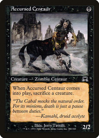 Accursed Centaur [Onslaught] - Rocket TCG