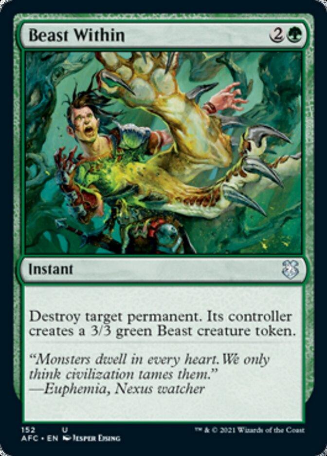Beast Within [Dungeons & Dragons: Adventures in the Forgotten Realms Commander] - Rocket TCG