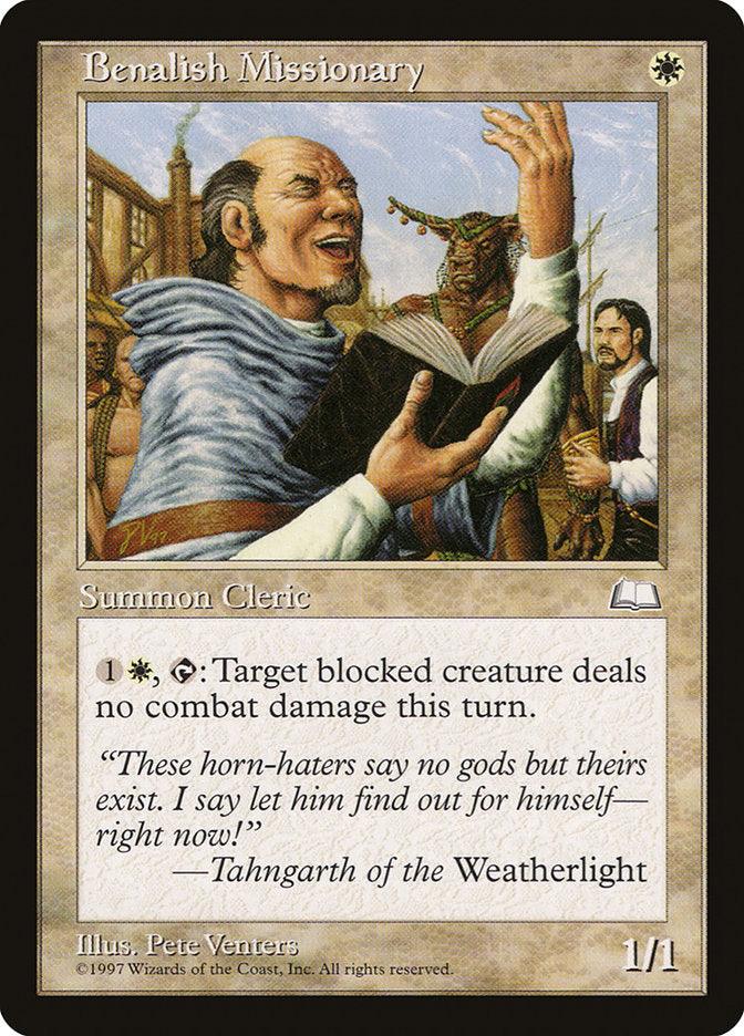 Benalish Missionary [Weatherlight] - Rocket TCG
