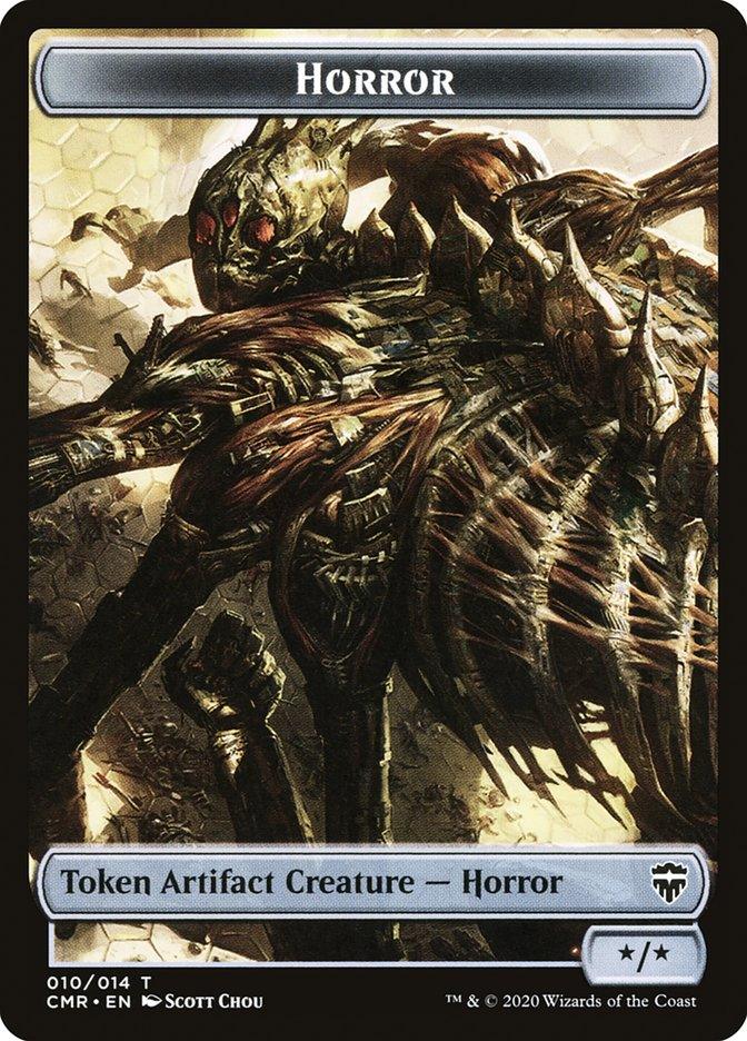 Dragon // Horror Token [Commander Legends Tokens] - Rocket TCG