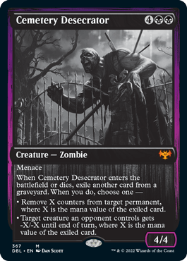 Cemetery Desecrator [Innistrad: Double Feature] - Rocket TCG