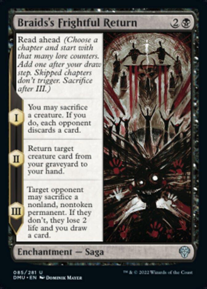 Braids's Frightful Return [Dominaria United] - Rocket TCG
