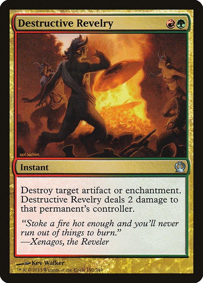 Destructive Revelry [Theros] - Rocket TCG