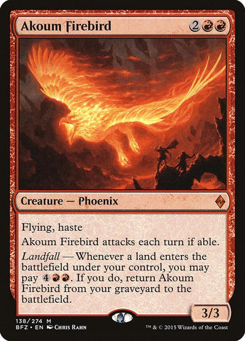 Akoum Firebird [Battle for Zendikar] - Rocket TCG